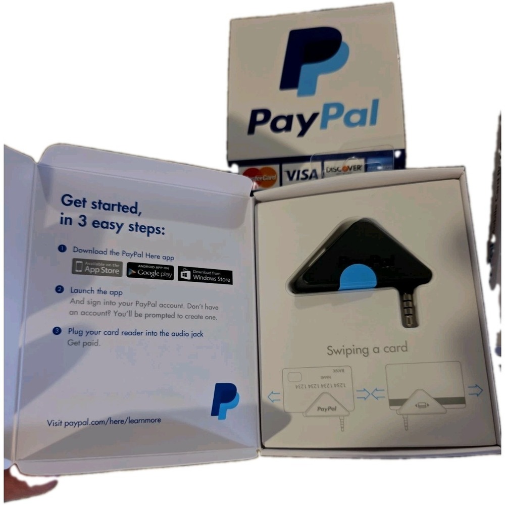PayPal Here Mobile Credit Card Reader POS Terminal with Box.